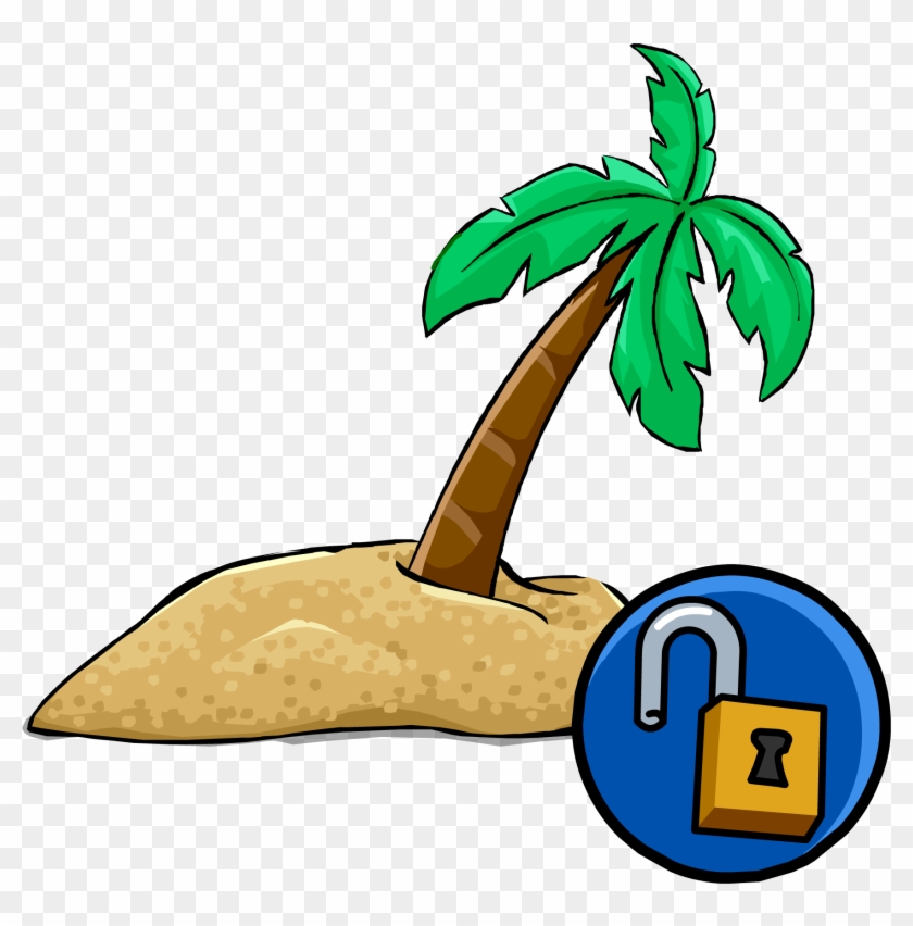 Desert Island Unlockable Icon - Club Penguin #1622969