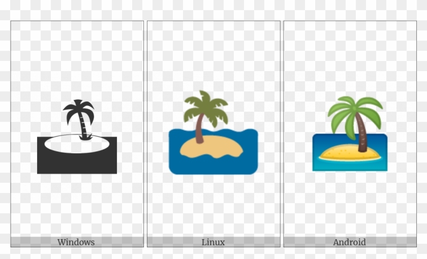 Desert Island On Various Operating Systems - Illustration #1622978