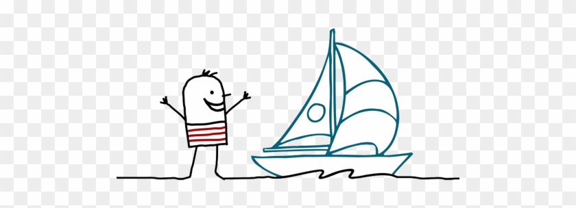Which Will Get You Rescued From A Deserted Island - Stick Figure Sailboat #1622995