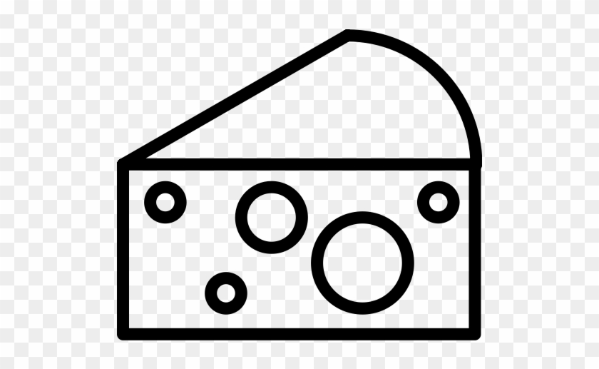 Cheese Icon Cheese - Outline Image Of Cheese #1623030