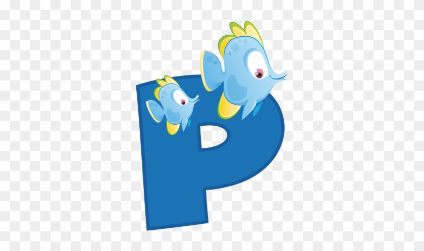P Wall Adhesive Letters For Kids Rooms - Cartoon #1623052
