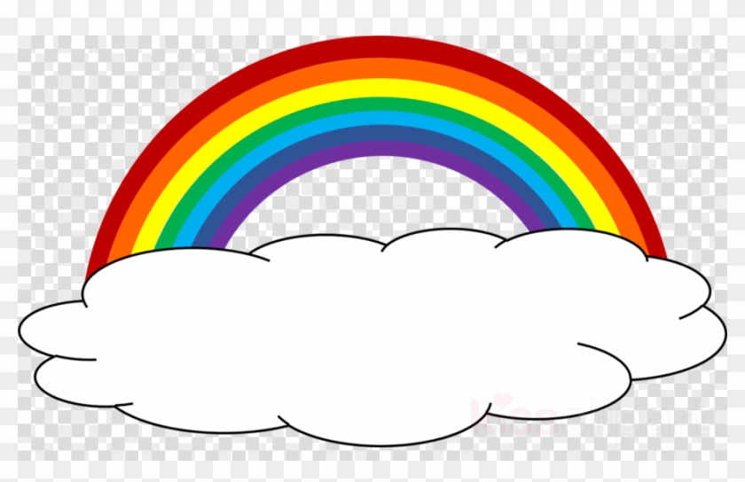 Rainbow Cloud Clipart Cloud Rainbow Clip Art - Captain America Shield Png #1623067