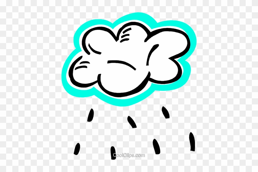 Rain Clouds With Rain Royalty Free Vector Clip Art - Rain Clouds With Rain Royalty Free Vector Clip Art #1623069