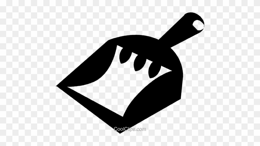 Dustpan Royalty Free Vector Clip Art Illustration - Sign #1623235