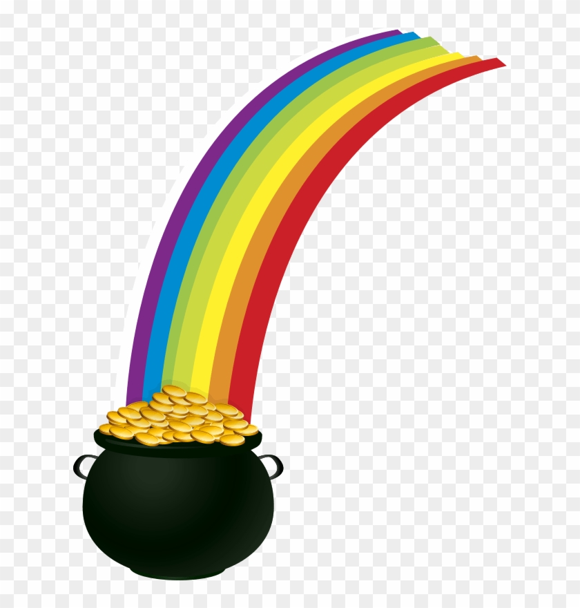Pot Of Gold Rainbow Png #1623255