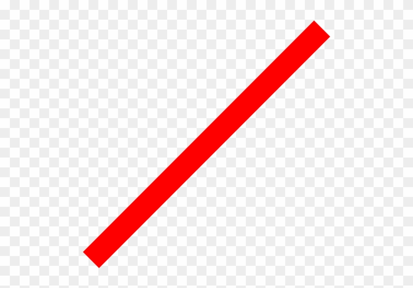 Red Line Png - Red Crayon #1623297