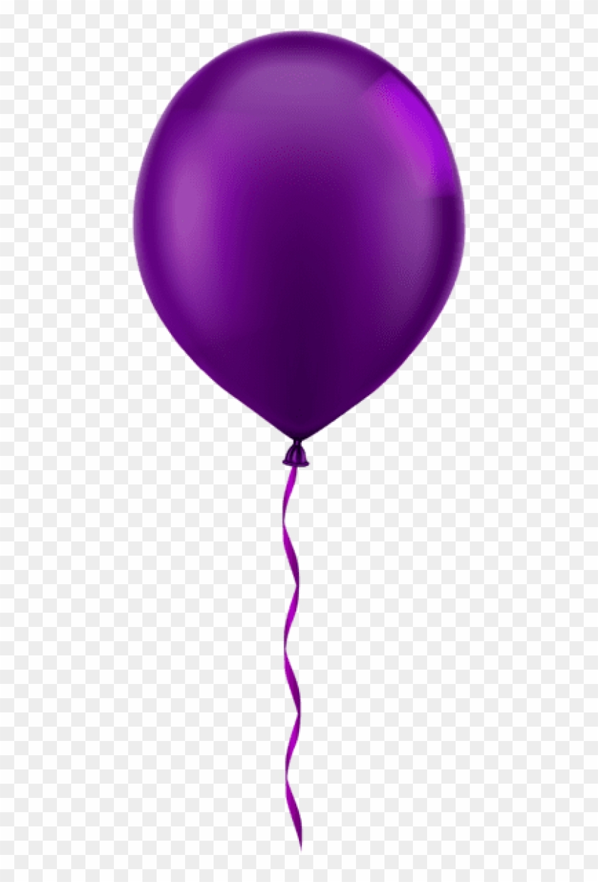 Free Png Download Single Purple Balloon Png Images - Transparent Background Balloon Png #1623535