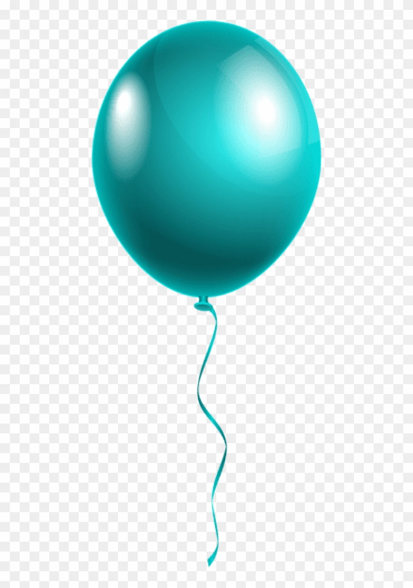 Free Png Download Single Modern Blue Balloon Png Images - Happy Birthday Single Balloon #1623537