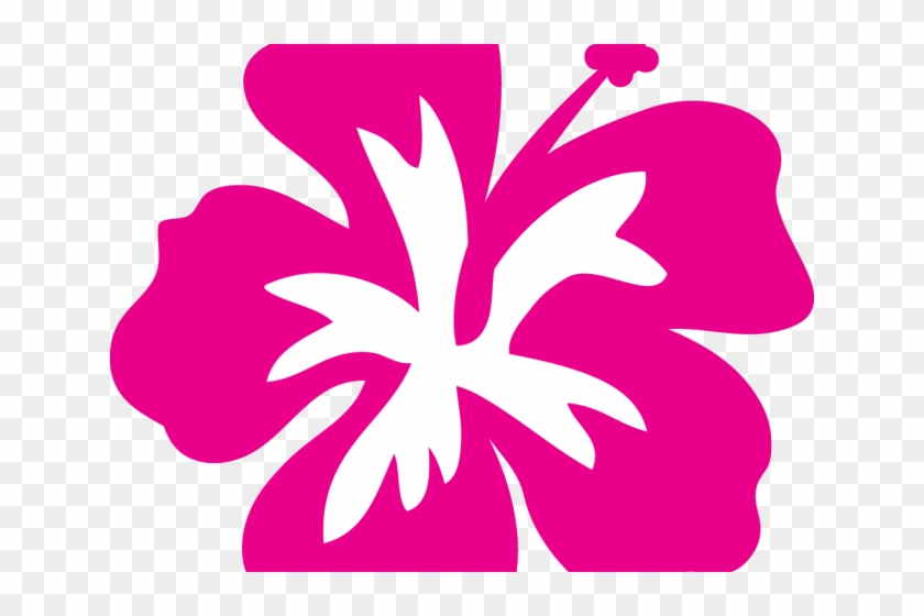 Pink Flower Clipart Hawaiian - Plumeria Flowers Clipart #1623543