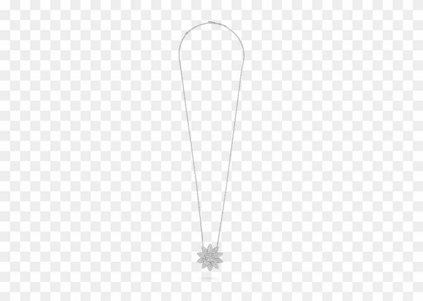 Lotus Clip Pendant, Large Model, - Necklace #1623623