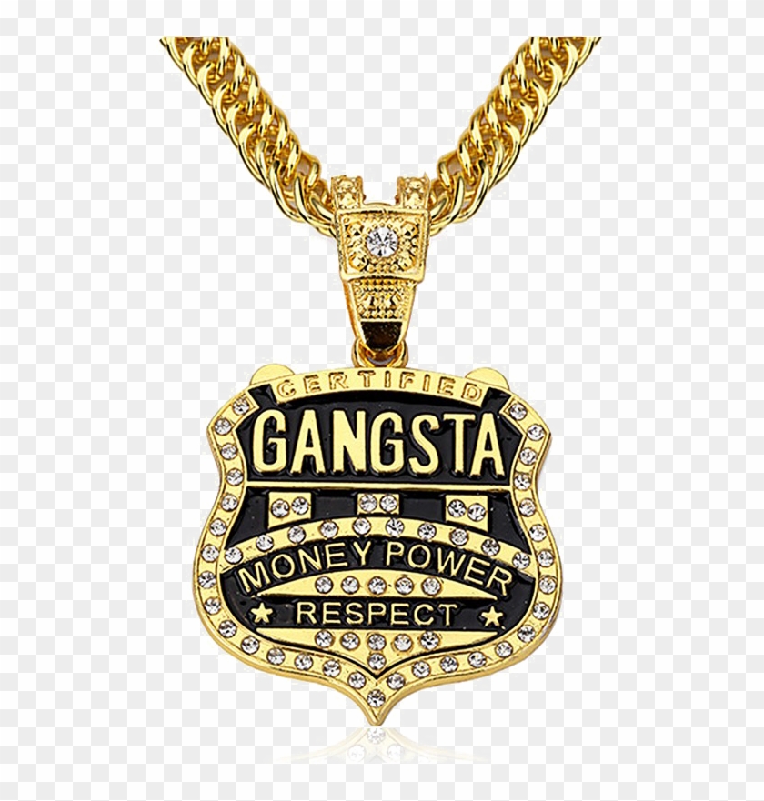 Thug Life Dollar Gold Chain Free Arts - Gangsta Necklace #1623633