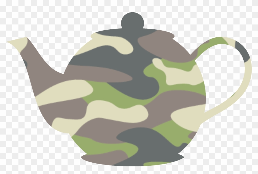 Camo Teapot - Camouflage Teapot #1623689