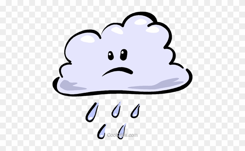 Rain Cloud Clip Art - Cartoon Rain Cloud #1623779