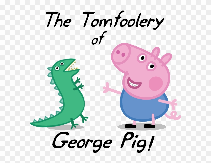 Tuning Clipart Preschool Music - Peppa Pig George With Dinosaur #1623794