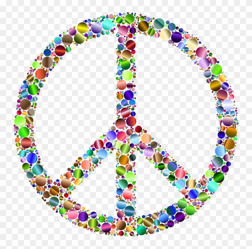 Peace Symbols Doves As Symbols Pizza & Love - Peace Logo Vector Png #1623865
