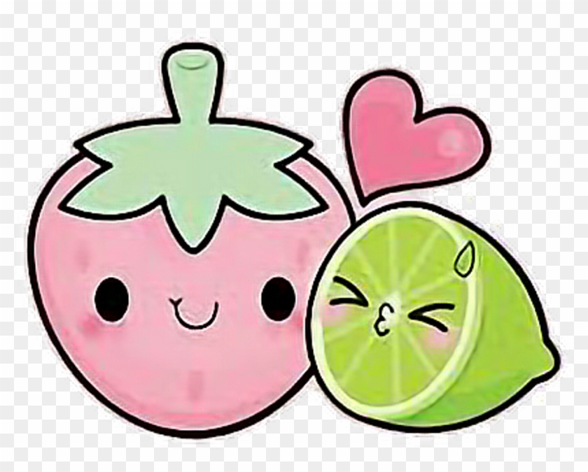 Limón Sticker - Imagenes De Fresas Kawaii #1623883