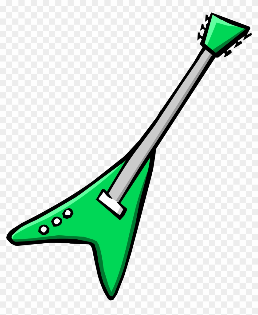 Guitar Icon Png - Club Penguin Red Electric Guitar #1623939