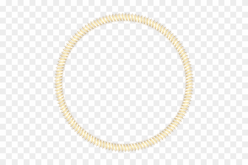 Free Png Download Golden Round Deco Border Transparent - Circle #1623943