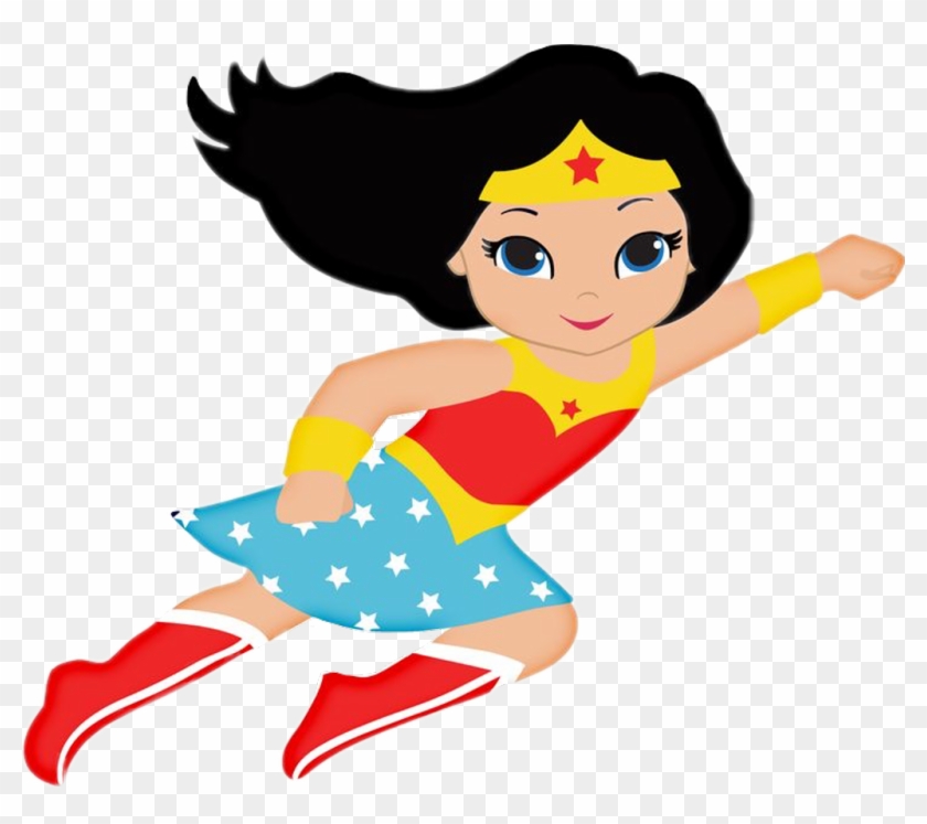 Wonderwoman Sticker - Mujer Maravilla Caricatura - Free Transparent PNG  Clipart Images Download