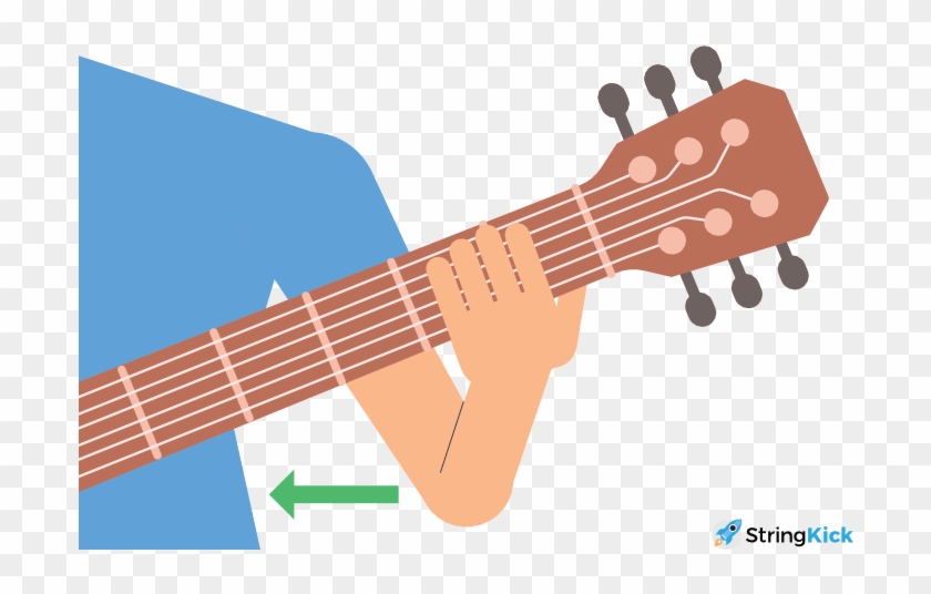 Bar Chord Elbow Position - Guitar Strings Position #1624016