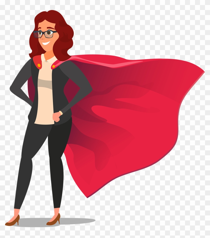 Being A Dental Office Superwoman - Superhero Business Woman #1624017