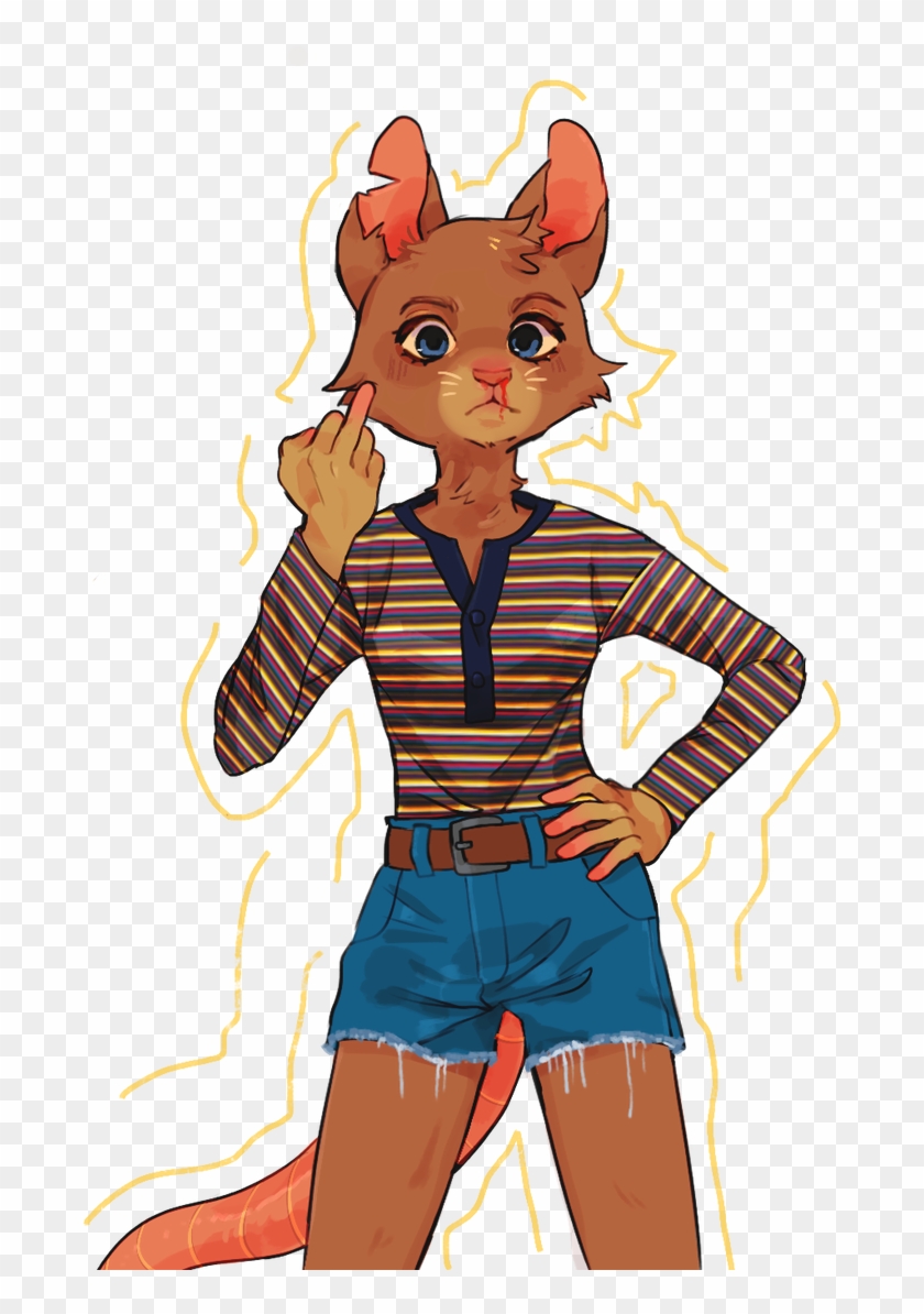 Opossum At By Luxjii - Cartoon #1624048