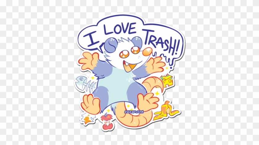 Opossum Sticker - " - Opossum Sticker - " #1624061