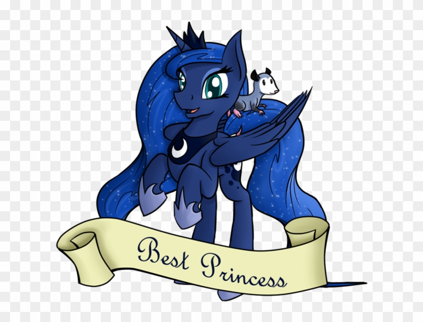 Timid Tracks, Open Mouth, Opossum, Princess Luna, Rearing, - Cartoon #1624079