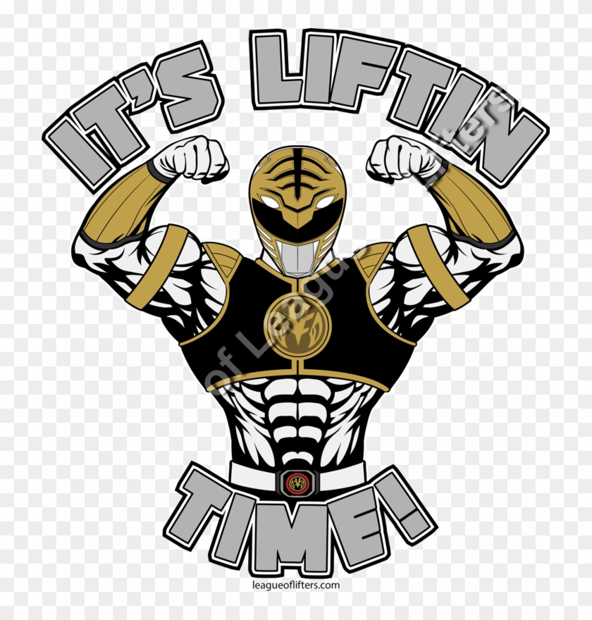 It's Liftin Time - White Ranger - Full Size PNG Clipart Images Download