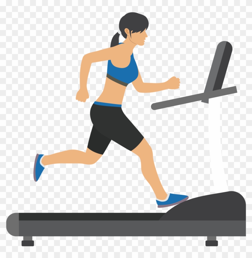 Exercising Clipart - Benefits Of Treadmill #1624275