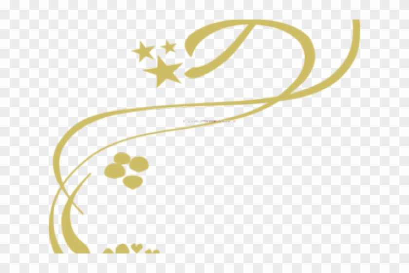 Dust Clipart Gold - Border Clip Art Designs Png #1624350