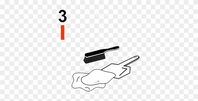 Brush Spill-aid Into A Dust Pan And Place In A Suitable - Broom #1624355