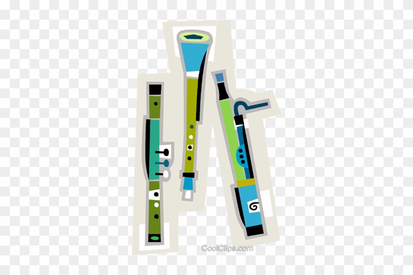 Clarinet, Flute, Wind Instruments Royalty Free Vector - Graphic Design #1624403