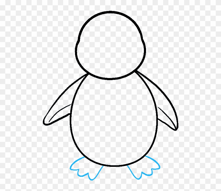 680 X 678 9 - Drawing Of A Penguin #1624489