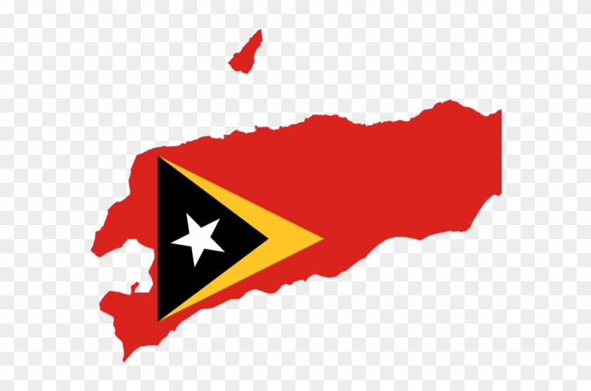 Map Flag Clipart Cap - Mapa Timor Leste Png #1624602