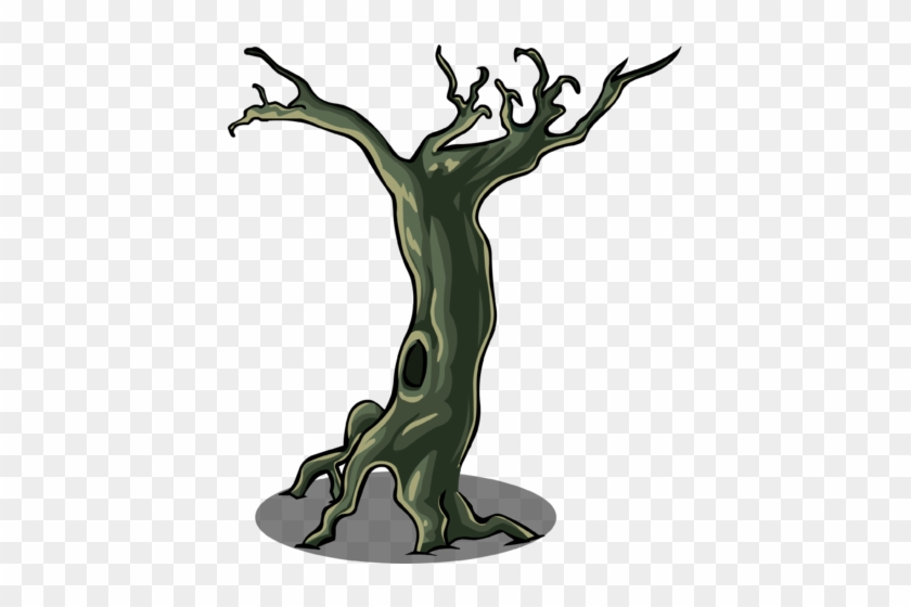 Spooky Clipart Spooky Tree - Club Penguin De Halloween Png #1624657