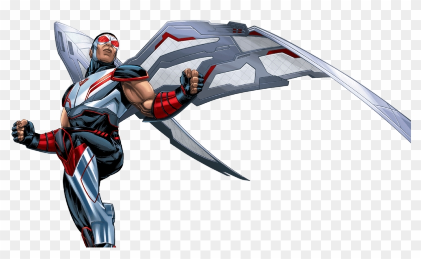 Avengers Characters - Falcon Avengers Assemble New Suit #1624700