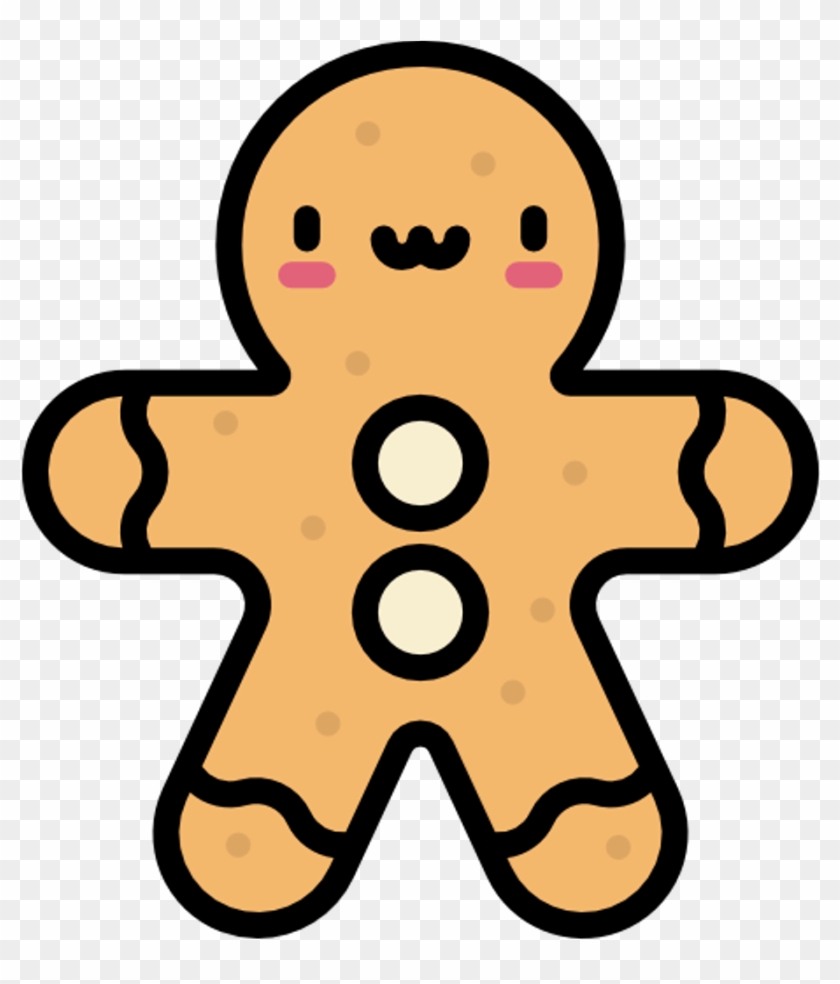 Sweet Sticker - Cool Gingerbread Boy Free Icon #1624717