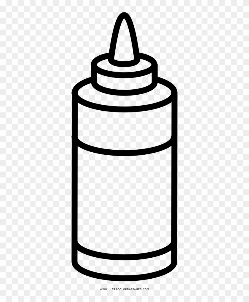 Glue Bottle Coloring Page - Pegamento Para Pintar #1624745