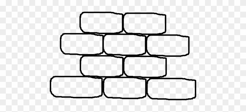 Brick Wall Clipart Black And White #1624836