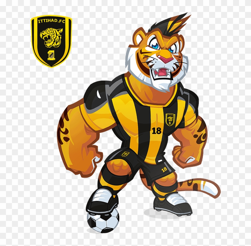 Al-ittihad Club Mascot Design - Football Mascot Logo #1624925