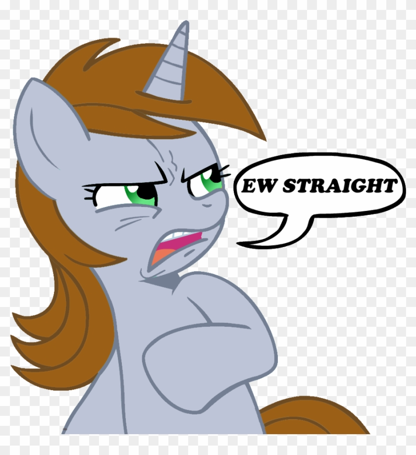 Ew Straight Fluttershy Pony Face Nose Mammal Cartoon - Fallout Equestria Littlepip Ew #1624945