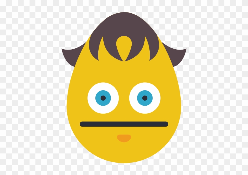 Straight Free Icon - Smiley #1624954