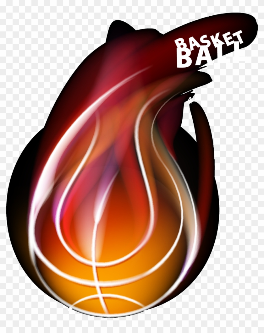 Basketball Clipart Flame - Basketball Graffiti Png #1624994