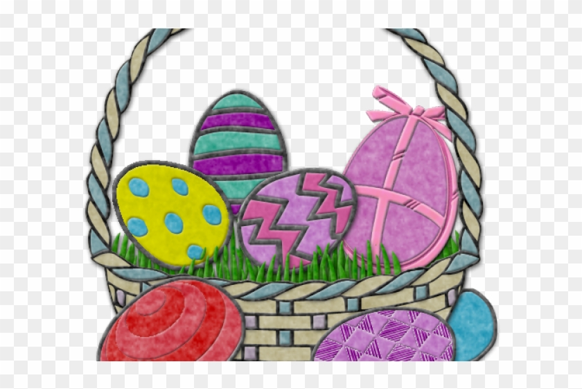 Picnic Basket Clipart Printable - Egg Decorating #1625030