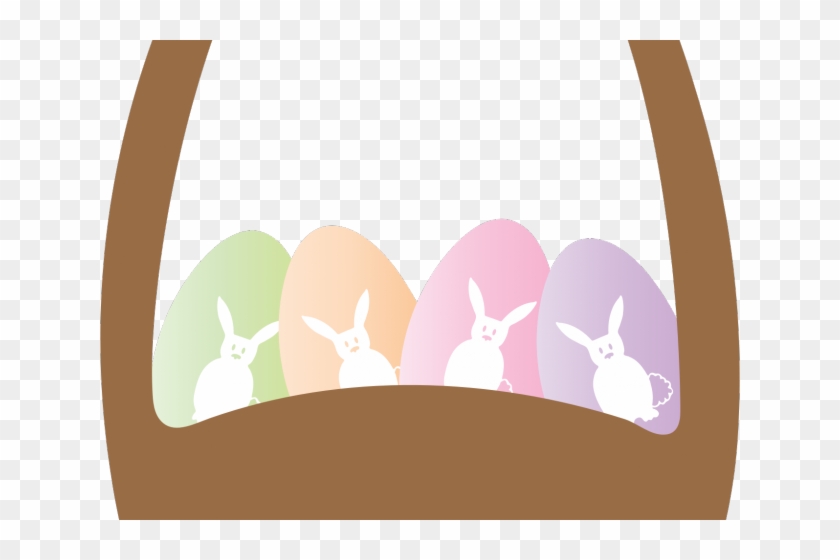 Brown Clipart Easter Basket - Cartoon #1625037