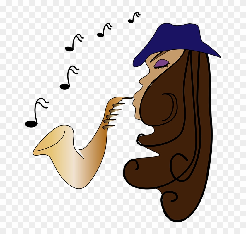 Saxophone Clipart Jazz Musician - Jazz Cartoon Png #1625071