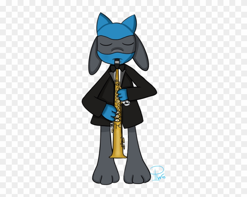 Soprano Saxophone Riolu By Altopikachu - Cartoon #1625073