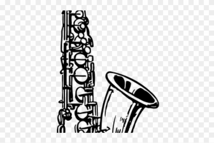 Saxophone Clipart Outline - Saxophone Alto #1625076