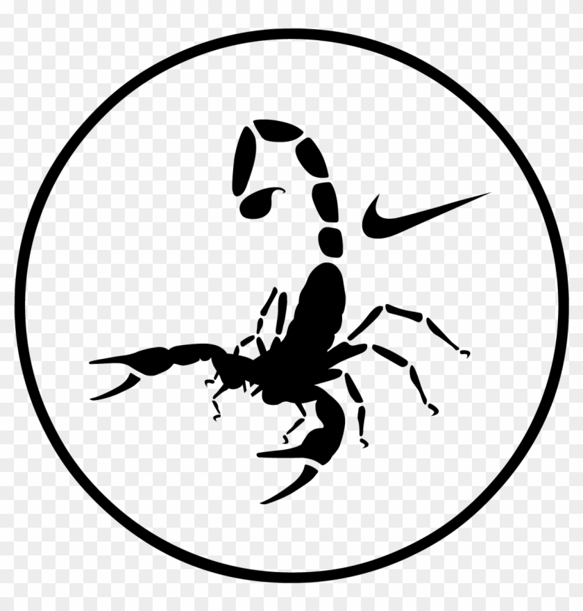 Drawn Scorpion Svg - Scorpion Nike #1625169